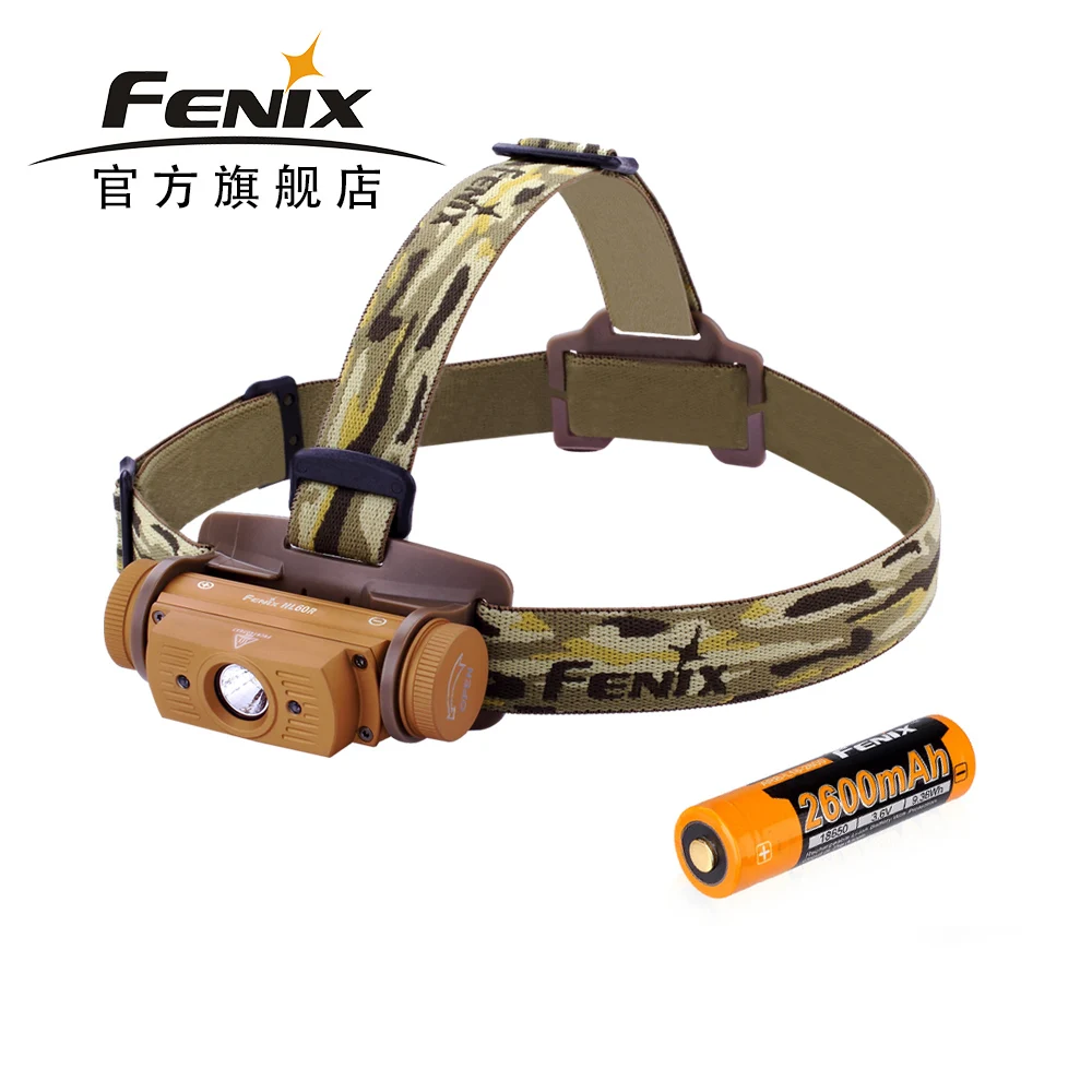 

2018 New Arrival Fenix HL60R Dual Light Source Rechargeable Micro USB T6 LED Headlamp with 18650 Battery