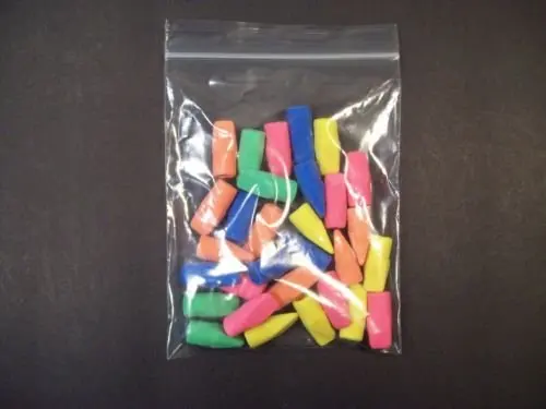 100PCS Extra Heavy-Duty  Reclosable Plastic Packaging Bags Strong Poly Zip Lock Plastic Zipper Clear Zip lock bags Various Sizes 6