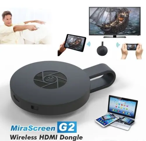 Mirascreen G2 двухдиапазонный беспроводной WiFi Дисплей ключ, HDMI 1080P ТВ конвертер для Android iOS