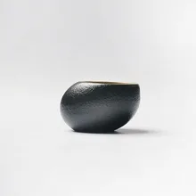 Ручная работа японский черный дзен керамика глазурь камень чайная чашка грубая керамика чайная чаша чайный набор кунг-фу Пуэр Улун чайная чашка 50 мл