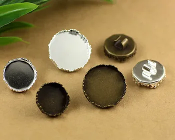 

Hair Rope Clasp Clips Buckle Fasteners 15mm 20mm 25mm Glass Cabochon Round Bezel Base Blank DIY Jewelry Findings Accessories