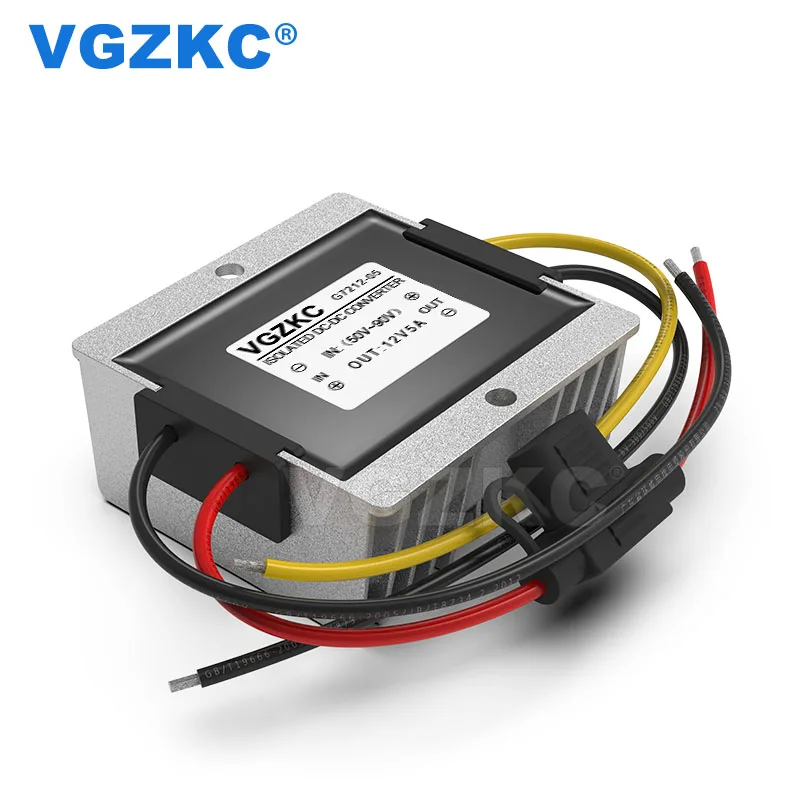 

72V to 12V 5A Step Down Isolated DC DC Converter 60W DC-DC Buck Module 12 Volt Power