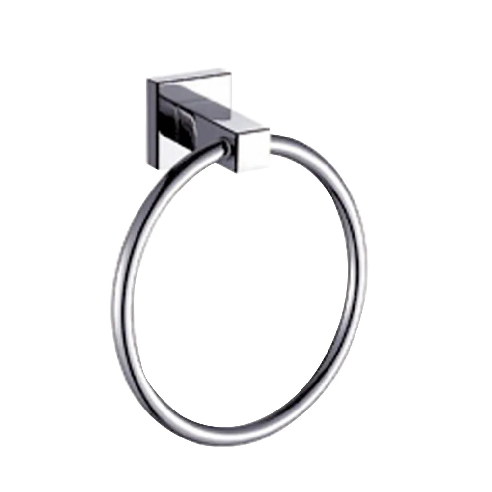 Bathroom Towel Ring Solid Stainless Steel Towel Rack Wall Mount Bathroom Accessories