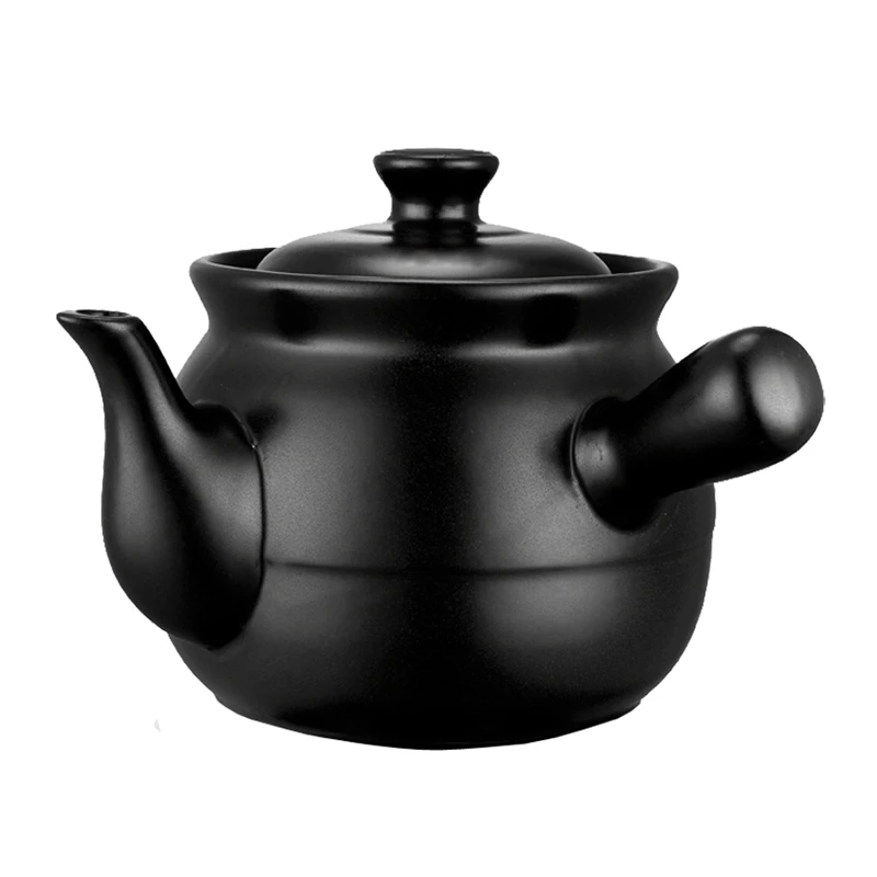 

2.1L/3.1L Multi-purpose Ceramic Casseroles Herb Medicine Decoction Pot Open Flame Slow Cooker Soup Stockpot Teapot For Gas Stove