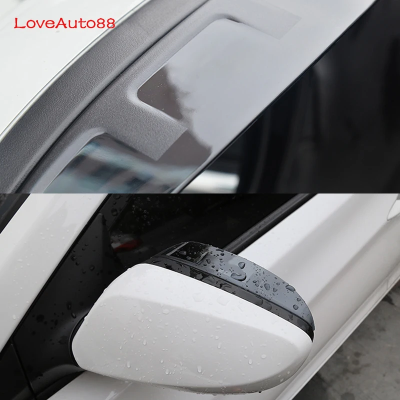 Автомобильное зеркало заднего вида, защита от дождя, бровей, Погодная полоса, зеркало, защита от дождя для Nissan Qashqai J11 J10 X-trail Xtrail T32 T31