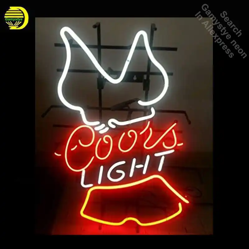 クアーズライトフーターズネオンサイン手作りネオン電球サインガラス管象徴的な看板家庭用プロネオン電球装飾 ネオン電球 チューブ Aliexpress