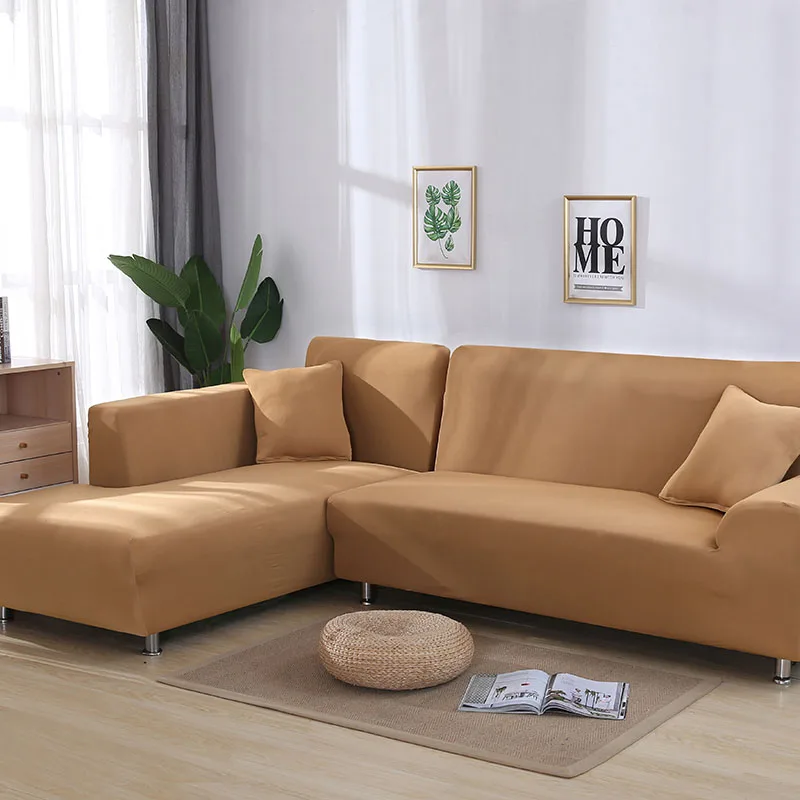 Твердые Цвет для диванов, огранка из эластичного материала, моющийся чехол для дивана на угловой диван Гибкая мебель сиденье для Ipad Mini 1/2/3/4-seater