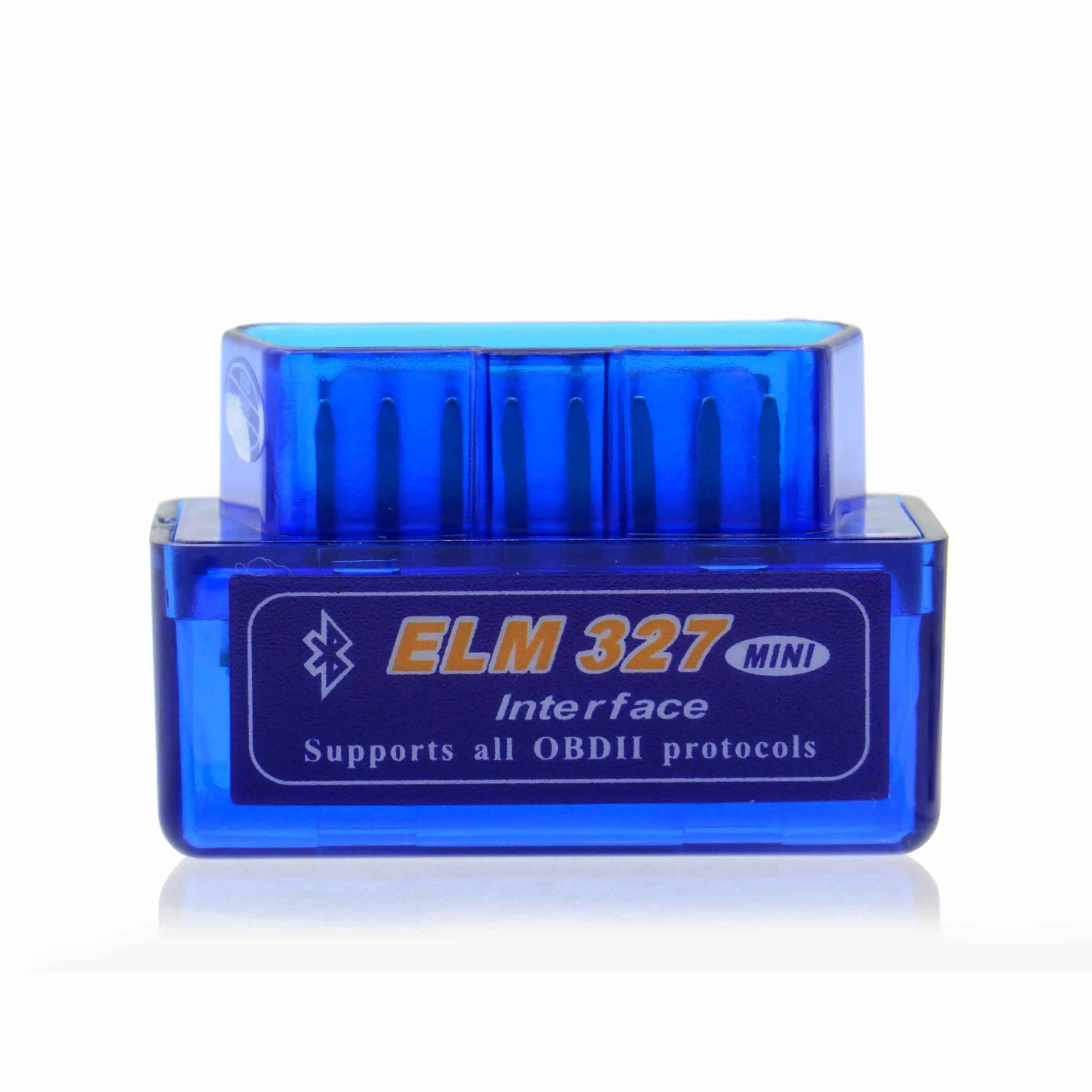 V2.1 blue VSTM Супер Мини ELM327 Bluetooth V2.1/V1.5 OBD2 автомобильный диагностический инструмент ELM 327 Bluetooth для Android/Symbian для OBDII протокола - Цвет: V2.1 blue