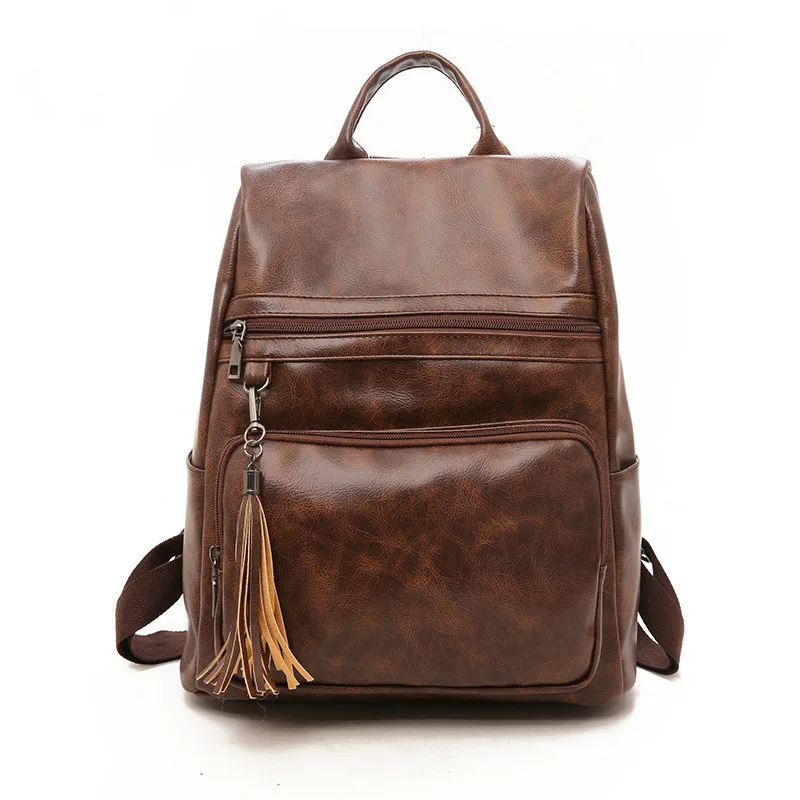

Travel 2019 New Fashion Women PU Casual Backpack Wild Travel Student Schoolbag Backpack Dropshipping Schoolbag