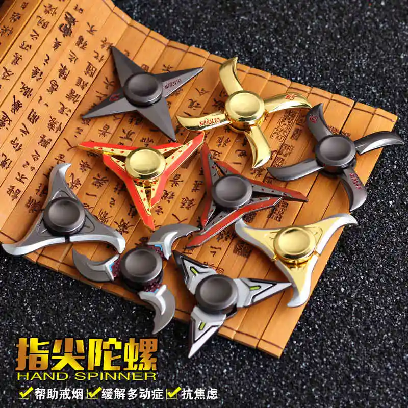 

Shuriken genji ninja darts Fidget Spinner Toy metal EDC Fidgets Hand Spinner Autism ADHD Increase Focus gift COOL