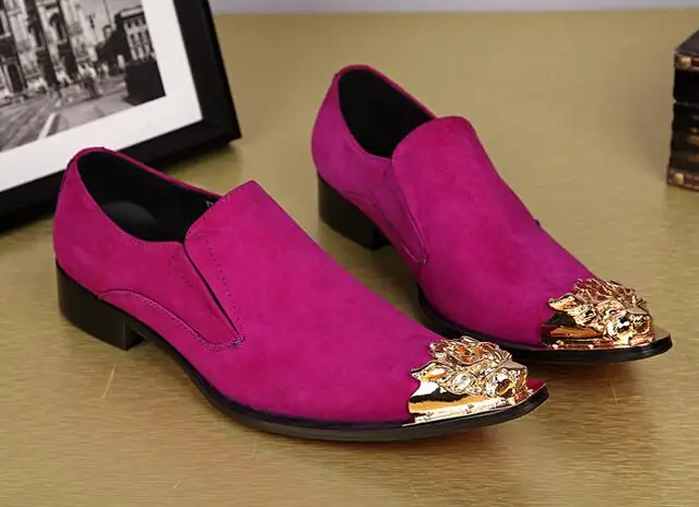 purple and black mens dress shoes