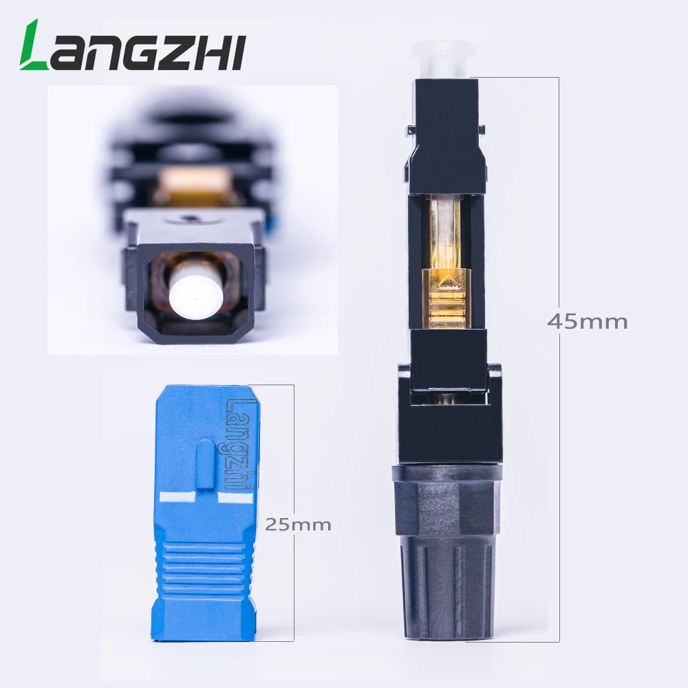 SC UPC Fiber Optic Fast Connector Langzhi 05