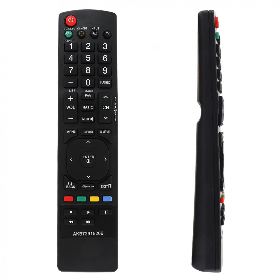 433MHZ IR Black Smart TV Remote Control with Long Transmission Distance for LG AKB72915206 / AKB73655806 AKB72915266 | Электроника