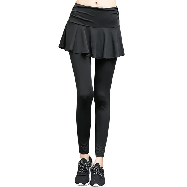 Yoga skirt Yoga Pants Quick Dry Sport Pant Elastic Irregular Running