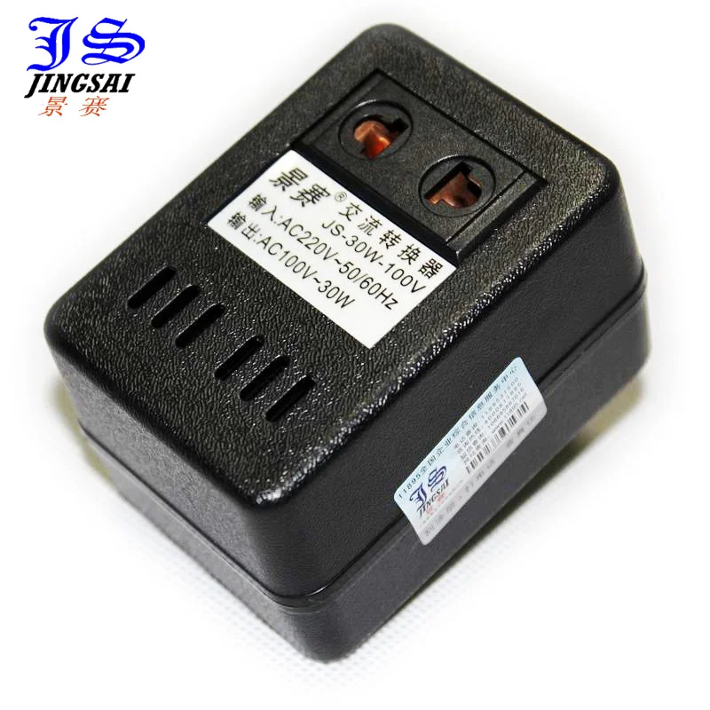 

JS-30W-100V 220v to 100v 30w transformer voltage converter ac transformer, 30w, VOLTAGE STEP DOWN TRAVEL AC POWER TRANSFORMER