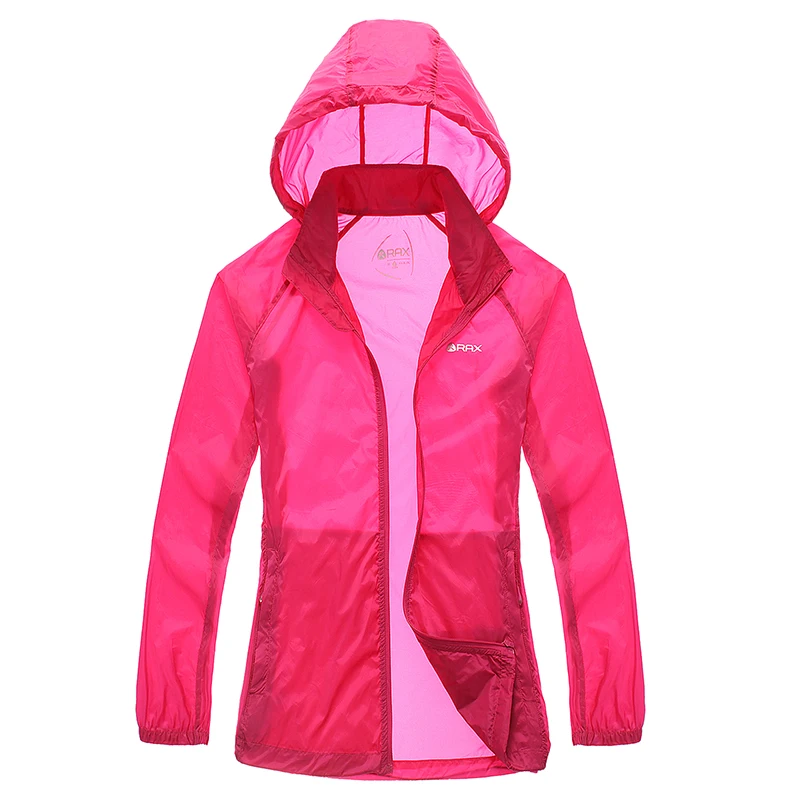 Rax WomanOutdoor Sport Skin Clothing UV Breathable Bike Cycling WomanJacket Clothing Sunscreen Spring Summer Sun Protection Coat