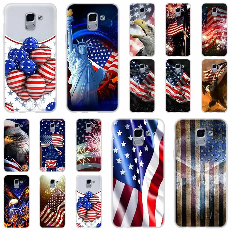 

Eagles Flag United States American For Phone Case Samsung Galaxy j6 J8 J7 J5 J3 J4 Plus 2018 2017 2016 J610 Prime Soft Silicone