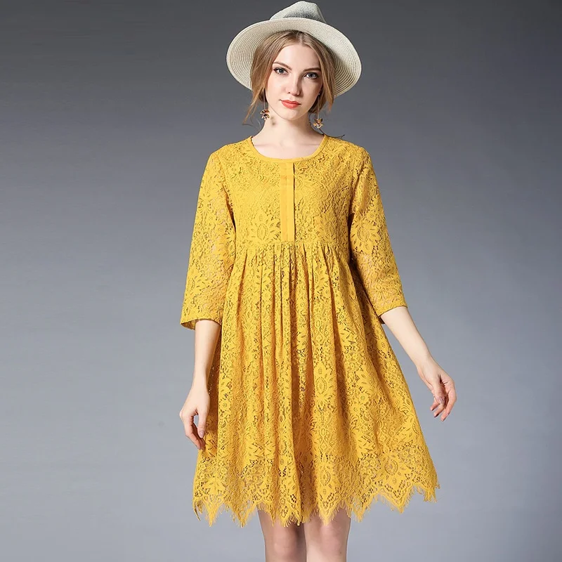 yellow spring dress juniors