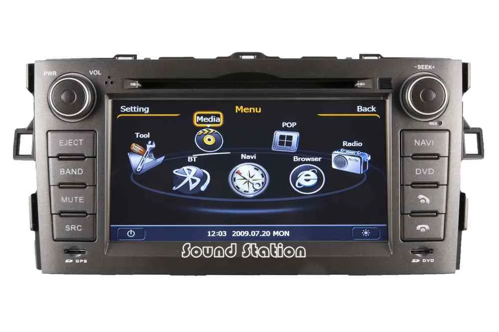 Buy Auris DVD GPS Radio Navigation Multimedia For Toyota Auris Touch Screen