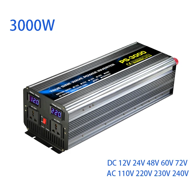 3KVA чистая Синусоидальная волна Гибридный инвертор Встроенный 50A ШИМ Солнечный