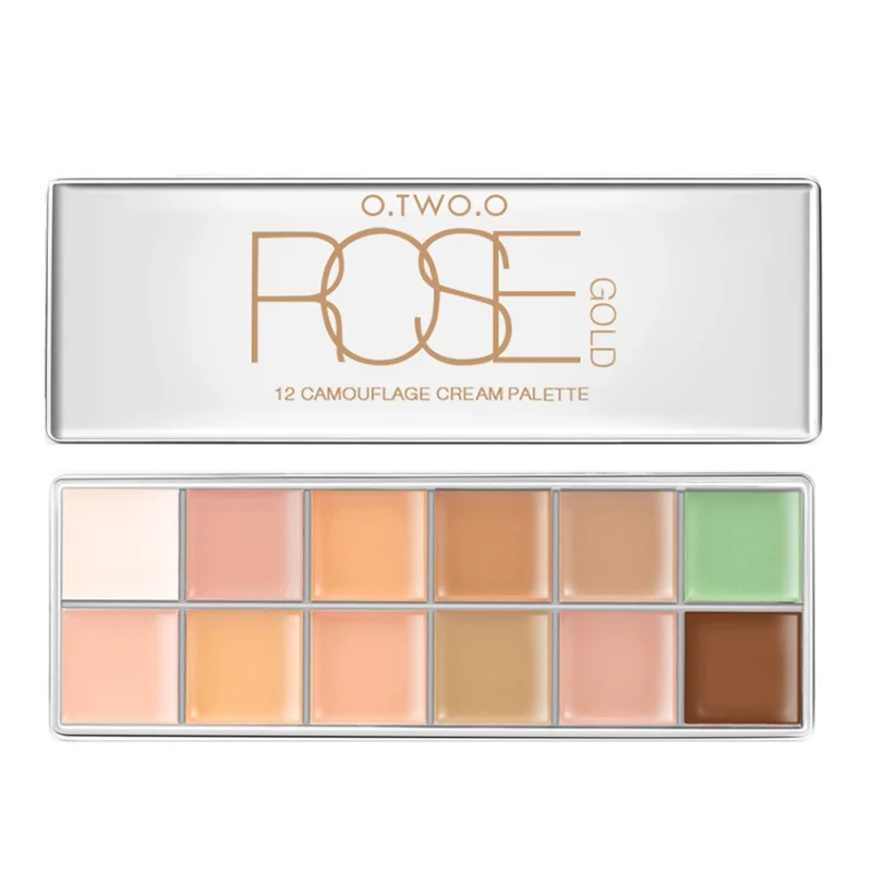 

O.TWO.O 12 Colors Face Makeup Oil-Control Concealer Black Eye Circle Full Cover Make Up Cream maquiagem