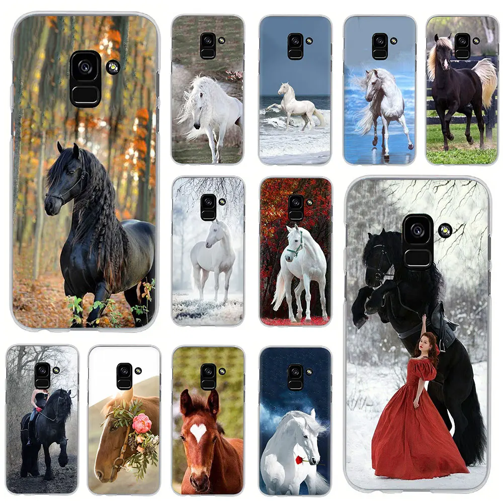 Жесткий чехол для телефона Frederik The Great beauty horse Samsung Galaxy A10S 20S 20E 30S 40S 50S 60 70S A9 A8 A7 A6 Plus