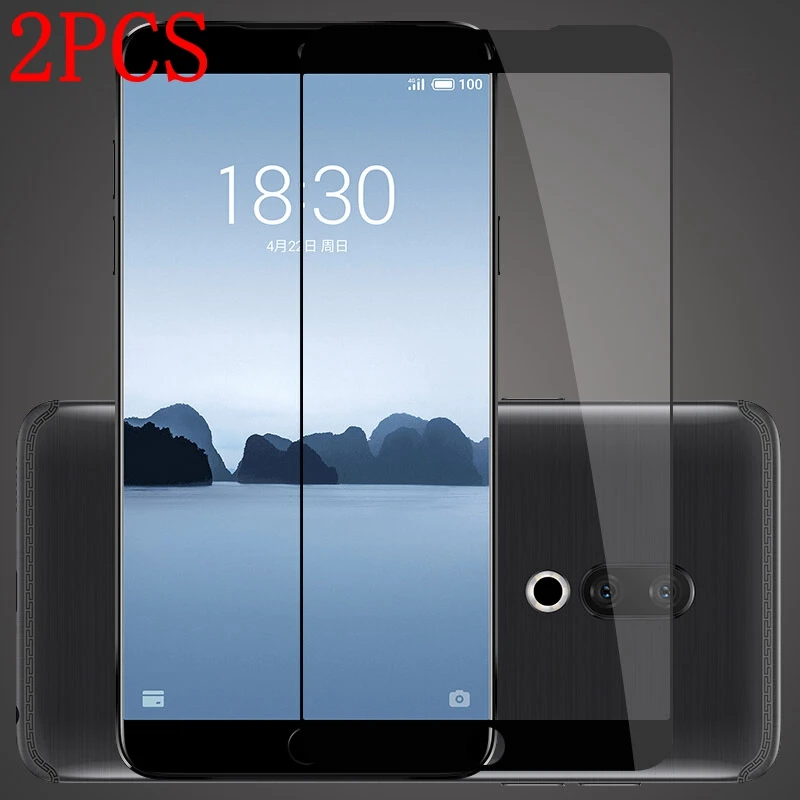 Закаленное стекло с полным покрытием для Meizu 15 Lite M15 2 шт. защитная пленка 15/15 Plus