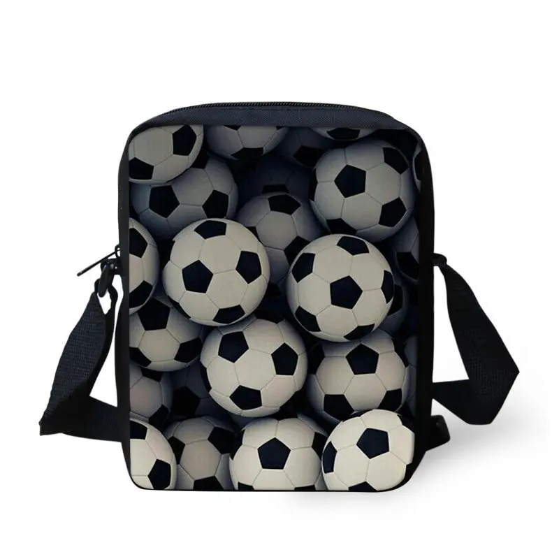Тикин Огонь Футбол печатных мальчиков сумка ребенок-футболист мини сумки через плечо детская школьная сумка для книг Подростковая сумка на плечо - Цвет: 006