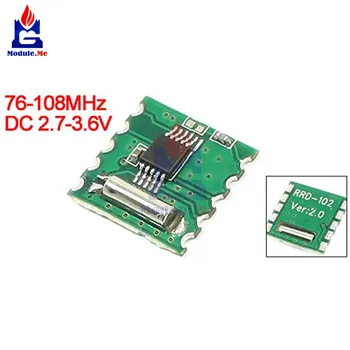 

FM Stereo Radio Module RDA5807M Wireless Board RRD-102V2.0 for Arduino DC 2.7 -3.6V Frequency 76 -108MHz