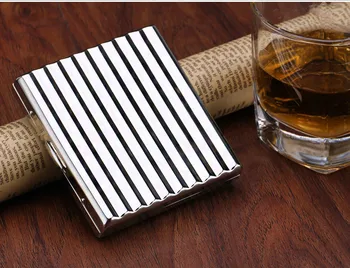 

Creative Personality Of Ultra-thin Stainless Steel Metal Copper Cigarette Case Cigarette Smoke Box Boy Fixture Cigarettes Boxes