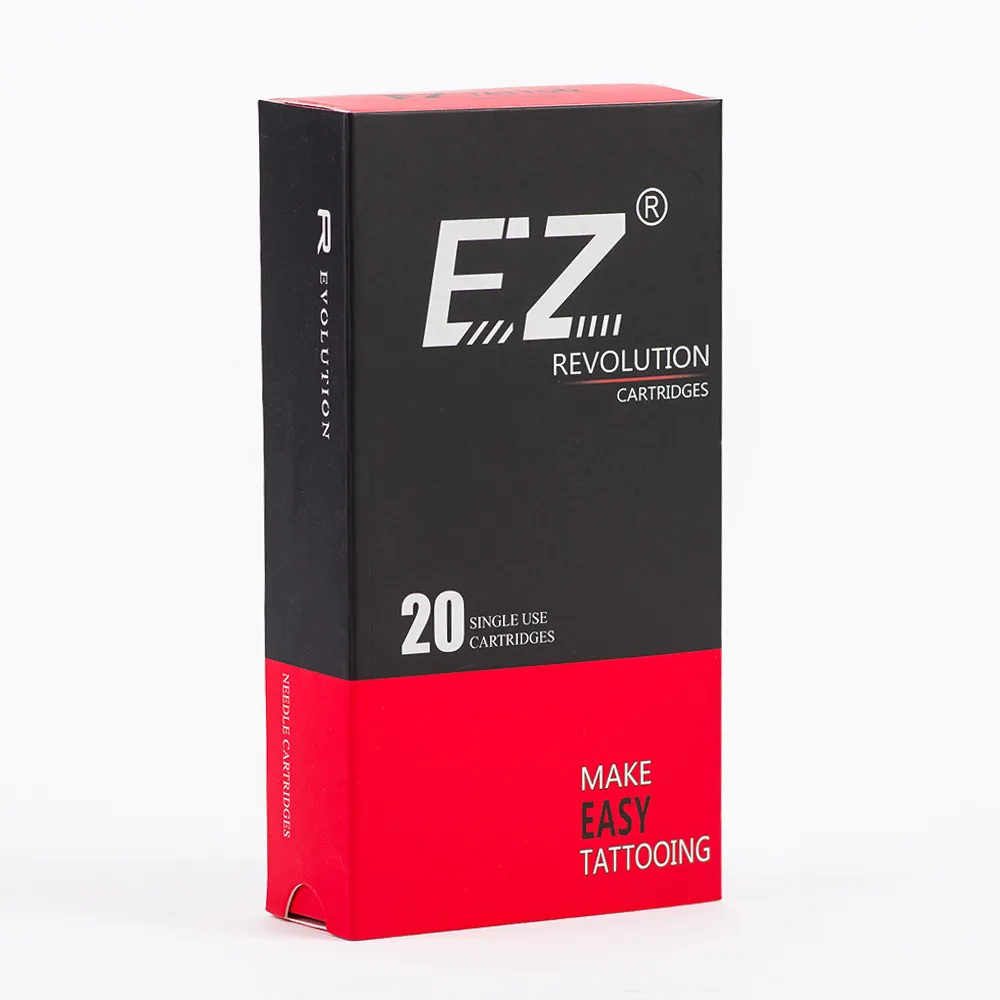 EZ революция картридж игл для татуажа Magnum изогнутый закруглённый Magnum#12(0,35 мм) конуса 5,5 мм татуировки 20 шт./кор