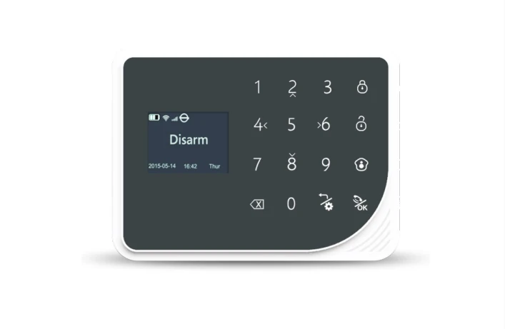 SmartYIBA Wireless Wifi Gsm Burglar Alarm System TFT Display Home Security Alarm System IP Camera Wired Siren Smoke Fire Sensor