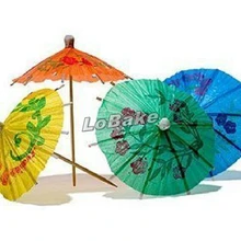 20 шт./упак. многоцветный 10 см длина Бумага мини-зонтик коктейль напиток Придерживайтесь мешалка партия Декор для питьевой Декор наклейки