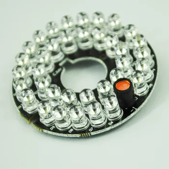 

2 Packs SODIAL(R) 2" Round Board 36 IR Red LED Lamp for CCTV Security Camera