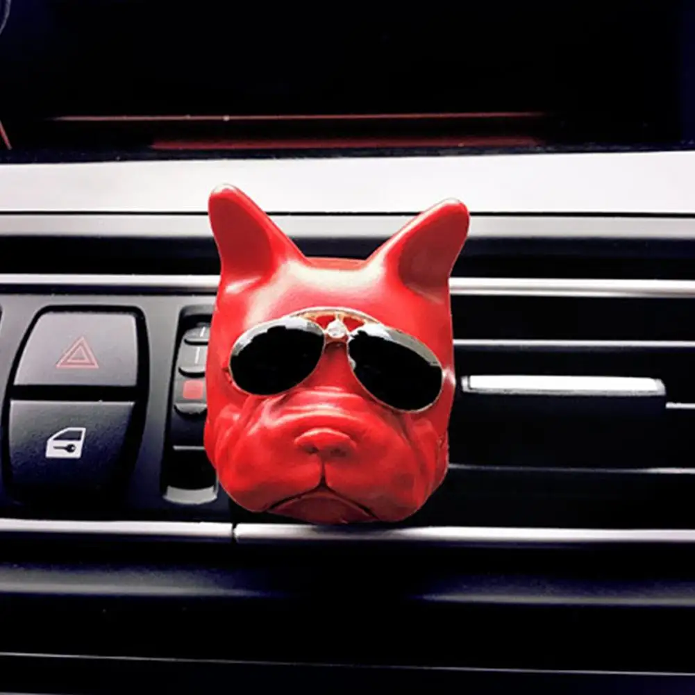 

Lovely Bulldog Car Air Vent Outlet Fragrance Perfume Clip Freshener Diffuser