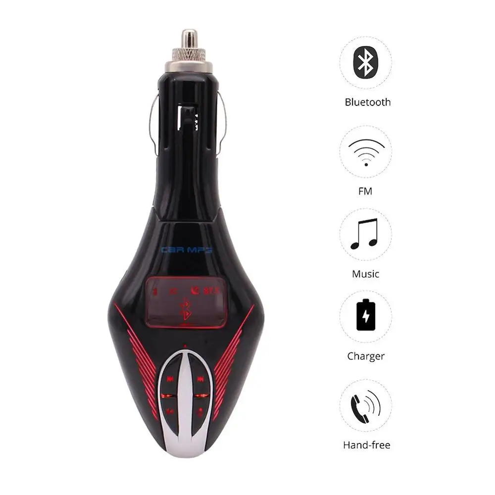FM-трансмиттер Bluetooth беспроводной MP3 радио аудио автомобильное зарядное