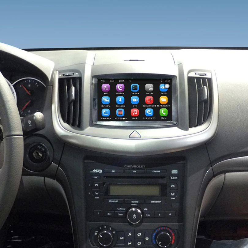 Flash Deal 7 inch Android 7.1 Car GPS Navigation for Chevrolet Epica 2003 Car Video Player Bluetooth Mirror-link Upgraded Original Radio 1