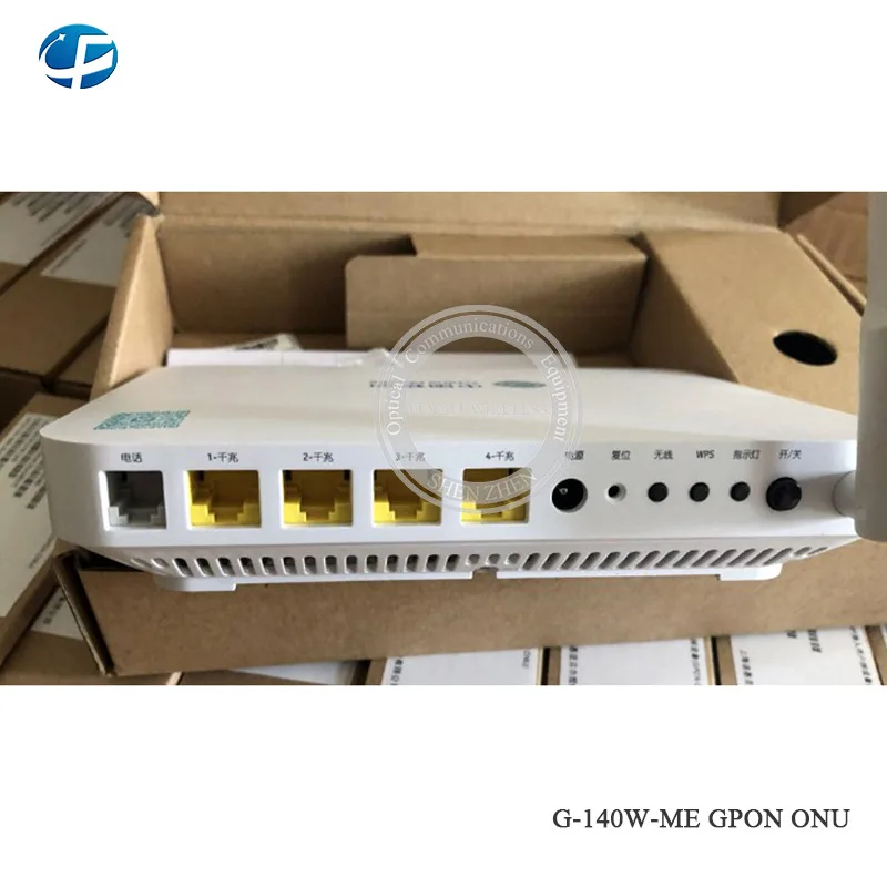 Alcatel Lucent Gpon daul-band wifi 2,4G/5G G-140W-ME ONU ONT, 4GE+ 1VOICE+ 2USB+ wifi маршрутизатор для оптоволоконных линий английская прошивка