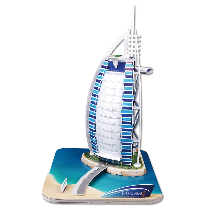 CubicFun 3D puzzle Burj Al Arab educational diy model toy