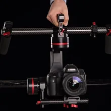 Готов к использованию Ручной Стабилизатор 3-осевой бесщеточный шарнирный замок гироскоп для DSLR Камера 5D3+ 2740X20 5D2/GH4/A7S с контактным кольцом