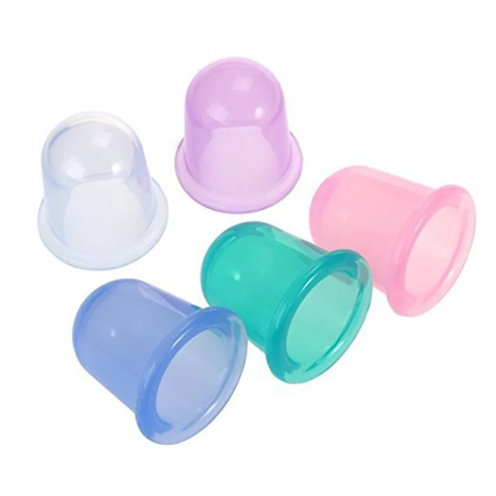 

2018 New Durable Moisture Absorber Anti Cellulite Vacuum Cupping Cup Device Facial Body Massage Therapy Silicone Cupping Cup