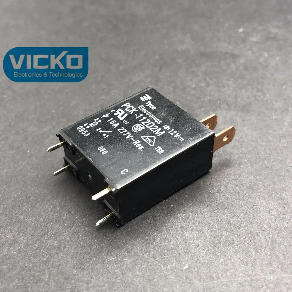 

[VK] ORIGINAL! PCK-112D2M,000 PCK-112D2M 000 RELAY GEN PURPOSE SPST 16A 12V 4 pin