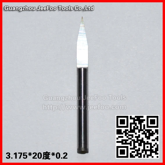 

V shape carbide engraving bit/ PCB cnc router tools/ wood milling cutter, 10pcs/Set Wholesale