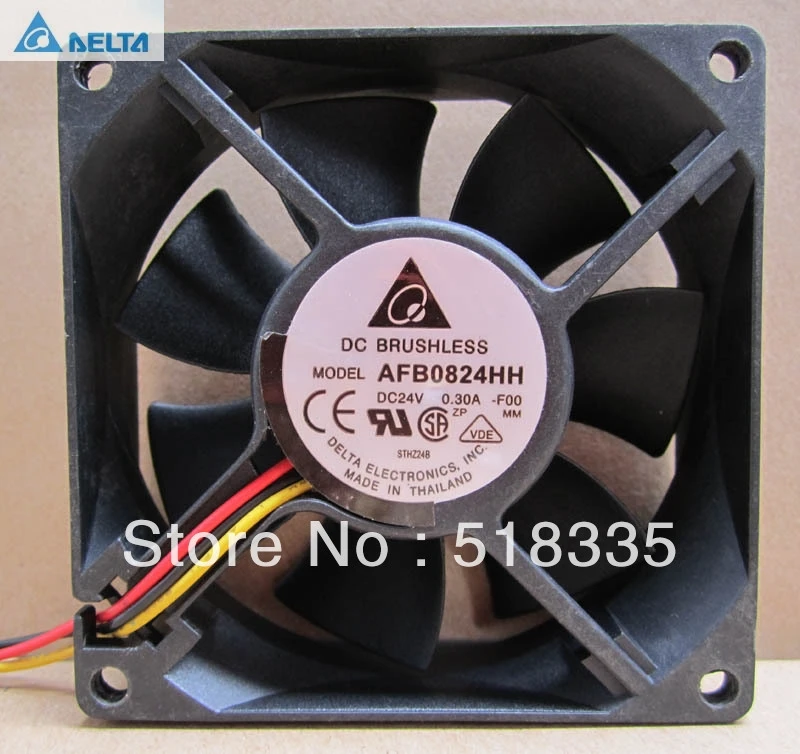 Оригинальный преобразователь для delta AFB0824HH 80 мм 80*80*25 24 В 0 30 а 8025 8 см IPC блок питания