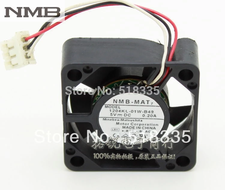 Жесткий мини вентилятор coolign для ноутбука NMB 1204KL 01W B49 3010 5V 0.20A 3 см|3010 5v|3cm fan5v mini fan |
