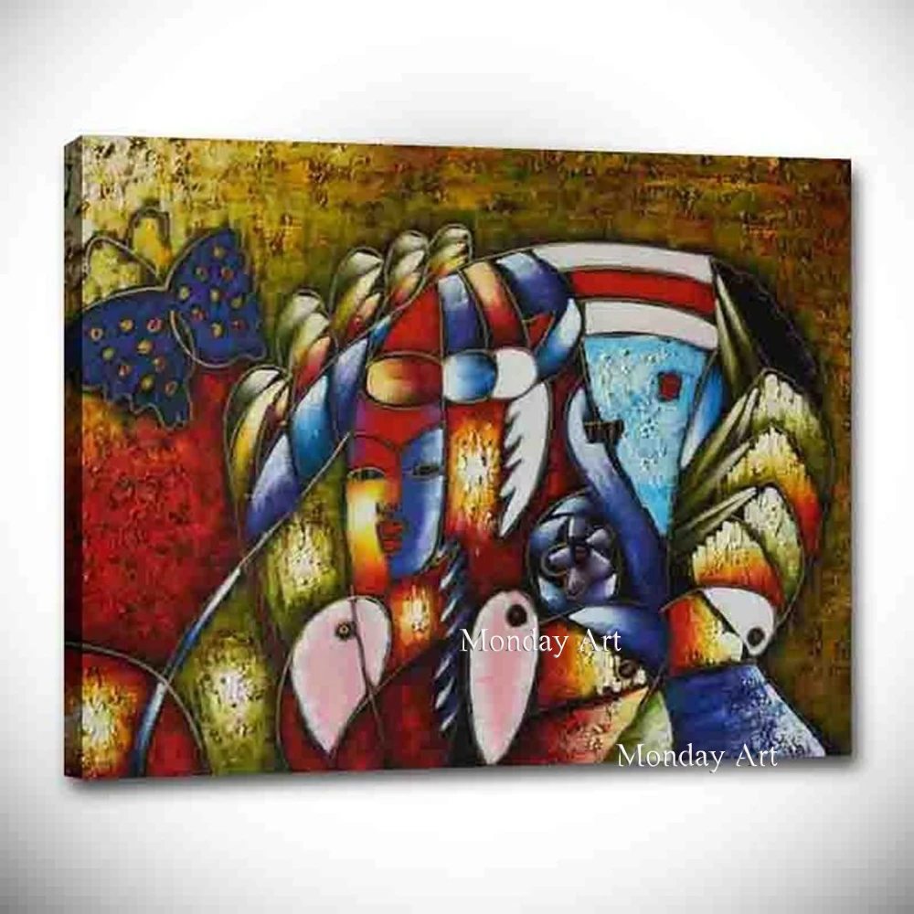 1-girl-abstract-painting-figure-oil-painting-on-canvas-Modernism