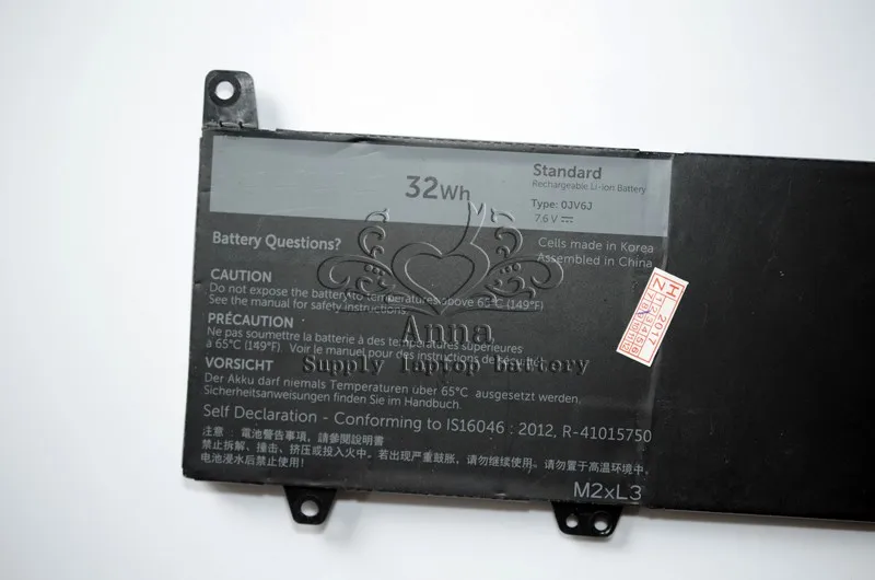 Оригинальный аккумулятор JIGU для ноутбука 0JV6J DELL Inspiron 11 3000 Series 3162 3164|original laptop