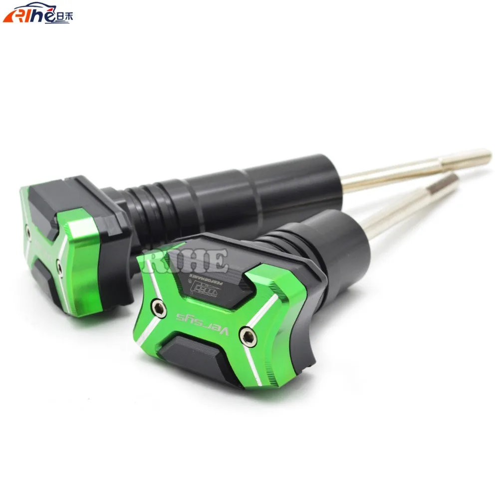 

Motorcycle cnc Left and Right Frame Slider Anti Crash Pads Engine Case Sliders Protector For Kawasaki Versys 2015
