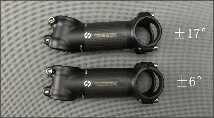 Стойка для штыря велосипеда TOSEEK из углеродного сплава с поворотом на 17/6 градусов