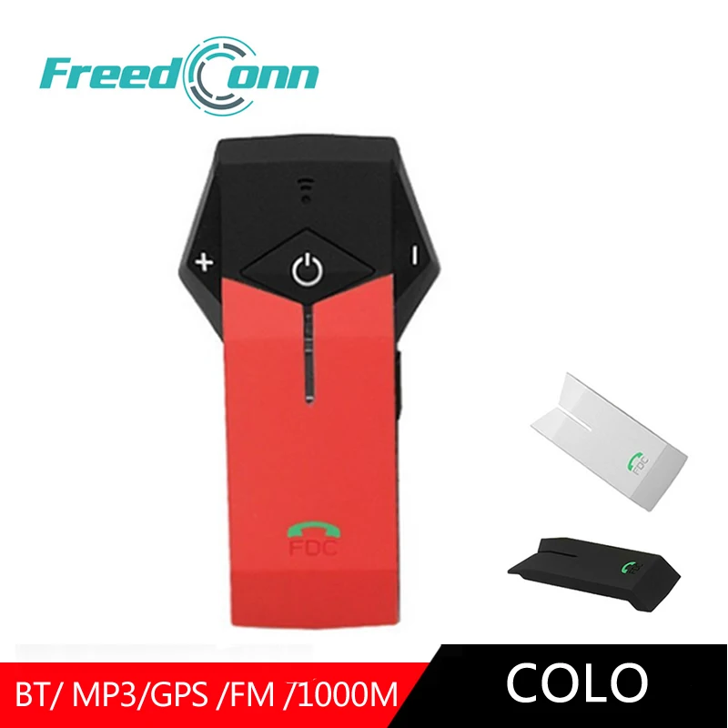 Гарнитура FreedConn для мотоциклетного шлема Bluetooth гарнитура 1000 м GPS NFC мото наушники